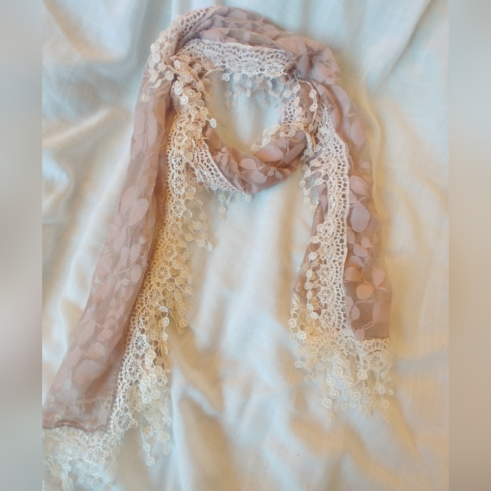 Elegant Lace Scarf